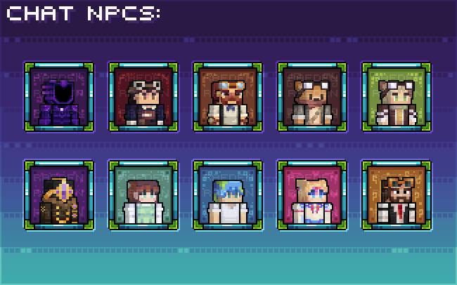 Pixel art scene